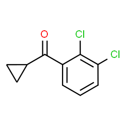ChemSpider 2D Image | Cyclopropyl 2,3-dichlorophenyl ketone | C10H8Cl2O