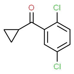 ChemSpider 2D Image | Cyclopropyl 2,5-dichlorophenyl ketone | C10H8Cl2O