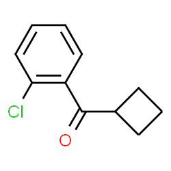 ChemSpider 2D Image | 2-Chlorophenyl cyclobutyl ketone | C11H11ClO