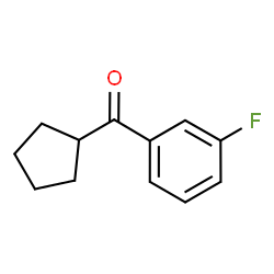 ChemSpider 2D Image | cyclopentyl 3-fluorophenyl ketone | C12H13FO