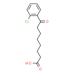 ChemSpider 2D Image | 8-(2-Chlorophenyl)-8-oxooctanoic acid | C14H17ClO3
