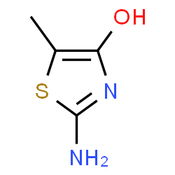 ChemSpider 2D Image | 2-Amino-5-methyl-4-thiazolol | C4H6N2OS