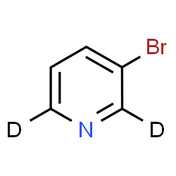 ChemSpider 2D Image | 3-Bromo(2,6-~2~H_2_)pyridine | C5H2D2BrN