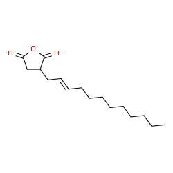 ChemSpider 2D Image | 3-[(2E)-2-Dodecen-1-yl]dihydro-2,5-furandione | C16H26O3