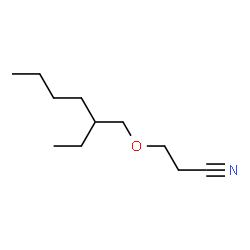 ChemSpider 2D Image | 3-[(2-Ethylhexyl)oxy]propanenitrile | C11H21NO