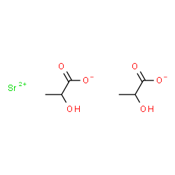 ChemSpider 2D Image | Strontium bis(2-hydroxypropanoate) | C6H10O6Sr