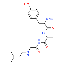 ChemSpider 2D Image | Tyrosyl-N-{[(3-methylbutyl)amino]acetyl}alaninamide | C19H30N4O4