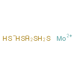 ChemSpider 2D Image | molybdenum(2+); sulfanide; sulfur | H2MoS4