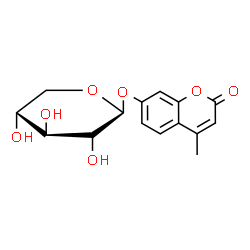 ChemSpider 2D Image | 4-Methyl-2-oxo-2H-chromen-7-yl beta-D-xylopyranoside | C15H16O7