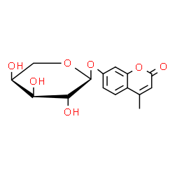 ChemSpider 2D Image | 4-Methyl-2-oxo-2H-chromen-7-yl alpha-L-arabinopyranoside | C15H16O7