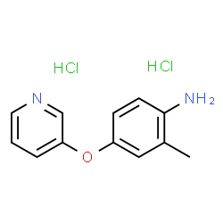 ChemSpider 2D Image | 2-Methyl-4-(3-pyridinyloxy)aniline dihydrochloride | C12H14Cl2N2O