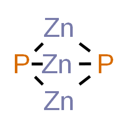 ChemSpider 2D Image | 1,3-diphospha-2$l^{2},4$l^{2},5$l^{2}-trizincabicyclo[1.1.1]pentane | P2Zn3
