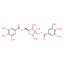 ChemSpider 2D Image | Hamamelitannin | C20H20O14