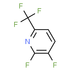 ChemSpider 2D Image | 2,3-Difluoro-6-(trifluoromethyl)pyridine | C6H2F5N