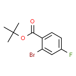 ChemSpider 2D Image | tert-Butyl 2-bromo-4-fluorobenzoate | C11H12BrFO2