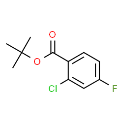 ChemSpider 2D Image | tert-Butyl2-chloro-4-fluoroBenzoate | C11H12ClFO2
