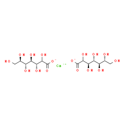 ChemSpider 2D Image | Calcium bis[(3R,4R,5R,6R)-2,3,4,5,6,7-hexahydroxyheptanoate] | C14H26CaO16