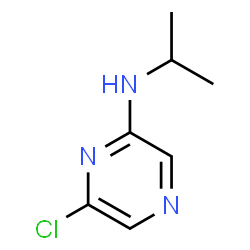 ChemSpider 2D Image | 2-Chloro-6-isopropylaminopyrazine | C7H10ClN3
