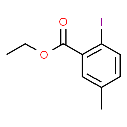 ChemSpider 2D Image | Ethyl 2-iodo-5-methylbenzoate | C10H11IO2