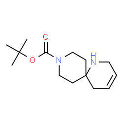 ChemSpider 2D Image | tert-Butyl 1,9-diazaspiro[5.5]undec-3-ene-9-carboxylate | C14H24N2O2