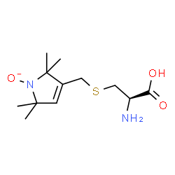 ChemSpider 2D Image | 3-({[(2R)-2-Amino-2-carboxyethyl]sulfanyl}methyl)-2,2,5,5-tetramethyl-2,5-dihydro-1H-pyrrol-1-olate | C12H21N2O3S