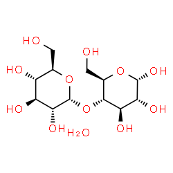 ChemSpider 2D Image | 4-O-alpha-D-Glucopyranosyl-alpha-D-glucopyranose hydrate (1:1) | C12H24O12