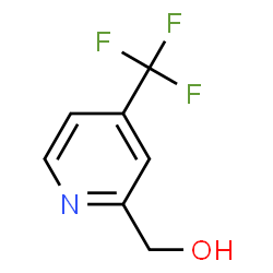 ChemSpider 2D Image | 4-Trifluoromethyl-pyridine-2-methanol | C7H6F3NO