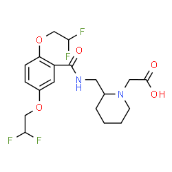 ChemSpider 2D Image | Flecainide acetate | C19H24F4N2O5