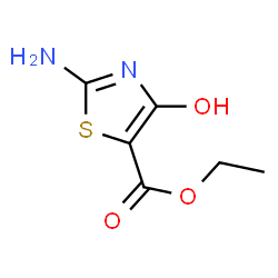 ChemSpider 2D Image | Ethyl 2-amino-4-hydroxythiazole-5-carboxylate | C6H8N2O3S
