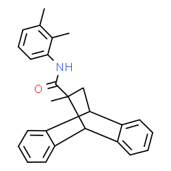 ChemSpider 2D Image | N-(2,3-Dimethylphenyl)-15-methyltetracyclo[6.6.2.0~2,7~.0~9,14~]hexadeca-2,4,6,9,11,13-hexaene-15-carboxamide | C26H25NO