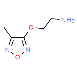 ChemSpider 2D Image | 2-((4-Methyl-1,2,5-oxadiazol-3-yl)oxy)ethanamine | C5H9N3O2