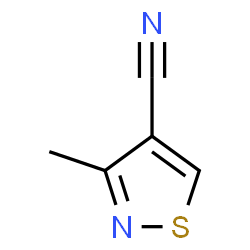 ChemSpider 2D Image | 3-Methyl-isothiazole-4-carbonitrile | C5H4N2S