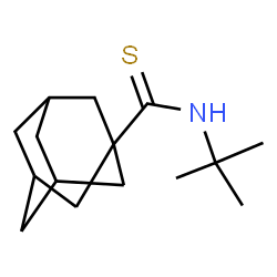 ChemSpider 2D Image | N-(2-Methyl-2-propanyl)-1-adamantanecarbothioamide | C15H25NS