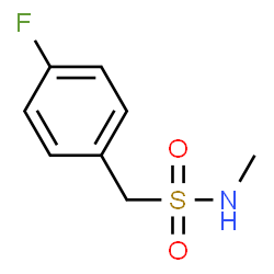 ChemSpider 2D Image | 1-(4-Fluorophenyl)-N-methylmethanesulfonamide | C8H10FNO2S