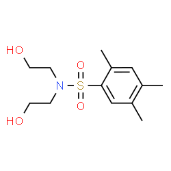 ChemSpider 2D Image | N,N-Bis(2-hydroxyethyl)-2,4,5-trimethylbenzenesulfonamide | C13H21NO4S