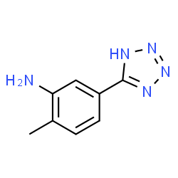 ChemSpider 2D Image | 2-Methyl-5-(1H-tetrazol-5-yl)aniline | C8H9N5