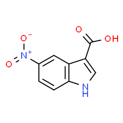 ChemSpider 2D Image | 5-Nitroindole-3-Carboxylic Acid | C9H6N2O4