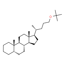 ChemSpider 2D Image | (5beta)-24-[(2-Methyl-2-propanyl)oxy]cholane | C28H50O