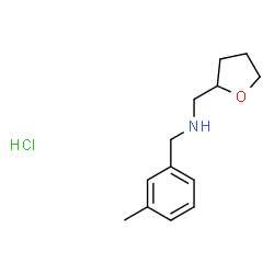 ChemSpider 2D Image | [(3-METHYLPHENYL)METHYL](OXOLAN-2-YLMETHYL)AMINE HYDROCHLORIDE | C13H20ClNO