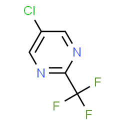 ChemSpider 2D Image | 5-Chloro-2-(trifluoromethyl)pyrimidine | C5H2ClF3N2
