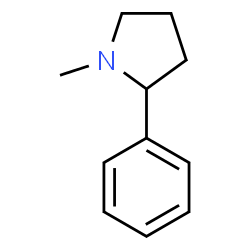 ChemSpider 2D Image | 1-Methyl-2-phenylpyrrolidine | C11H15N