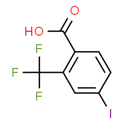 ChemSpider 2D Image | 4-Iodo-2-(trifluoromethyl)benzoic acid | C8H4F3IO2