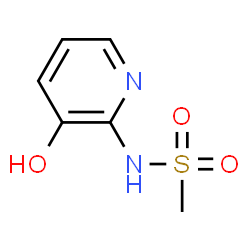ChemSpider 2D Image | N-(3-hydroxy-2-pyridinyl)methanesulfonamide | C6H8N2O3S