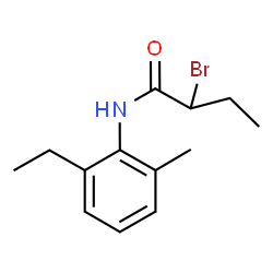 ChemSpider 2D Image | 2-Bromo-N-(2-ethyl-6-methylphenyl)butanamide | C13H18BrNO