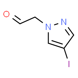 ChemSpider 2D Image | 2-(4-iodopyrazol-1-yl)acetaldehyde | C5H5IN2O