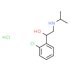 ChemSpider 2D Image | CLORPRENALINE HYDROCHLORIDE | C11H17Cl2NO