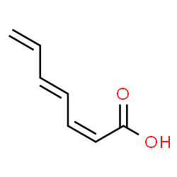 ChemSpider 2D Image | (2Z,4E)-2,4,6-Heptatrienoic acid | C7H8O2