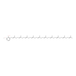 ChemSpider 2D Image | 2-decaprenyl-6-methoxyphenol | C57H88O2