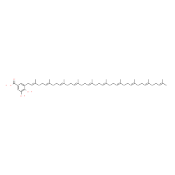 ChemSpider 2D Image | 3-decaprenyl-4,5-dihydroxybenzoic acid | C57H86O4