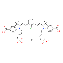 ChemSpider 2D Image | NIR-820 dye | C40H47ClN2O10S2